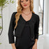 Damen V-Neck Cardigan mit 2 Knöpfen | Kurz & Elegant